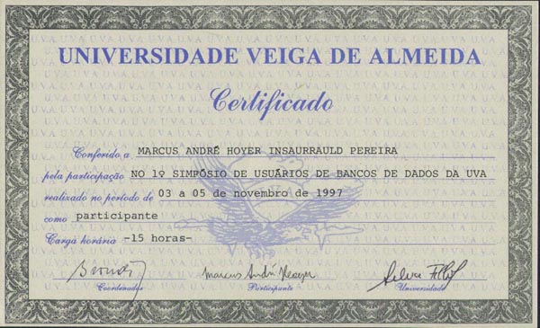 Simpósio de usuários de banco de dados